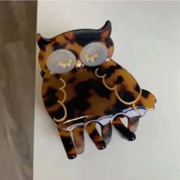 ❤️❤️ FREE Owl Bird Hair Accessory Girly Chic Glam Fun Animal Hipster Claw Clip - Picture 1 of 3